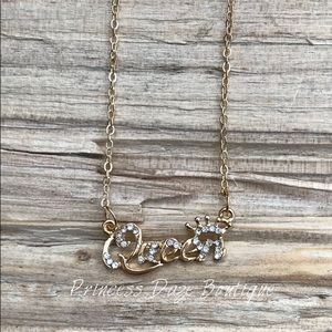 Gold Queen Diamond‎ Necklace